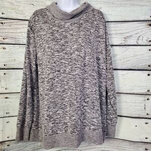 Cato Women’s Gray Marled Knit Sweater XL